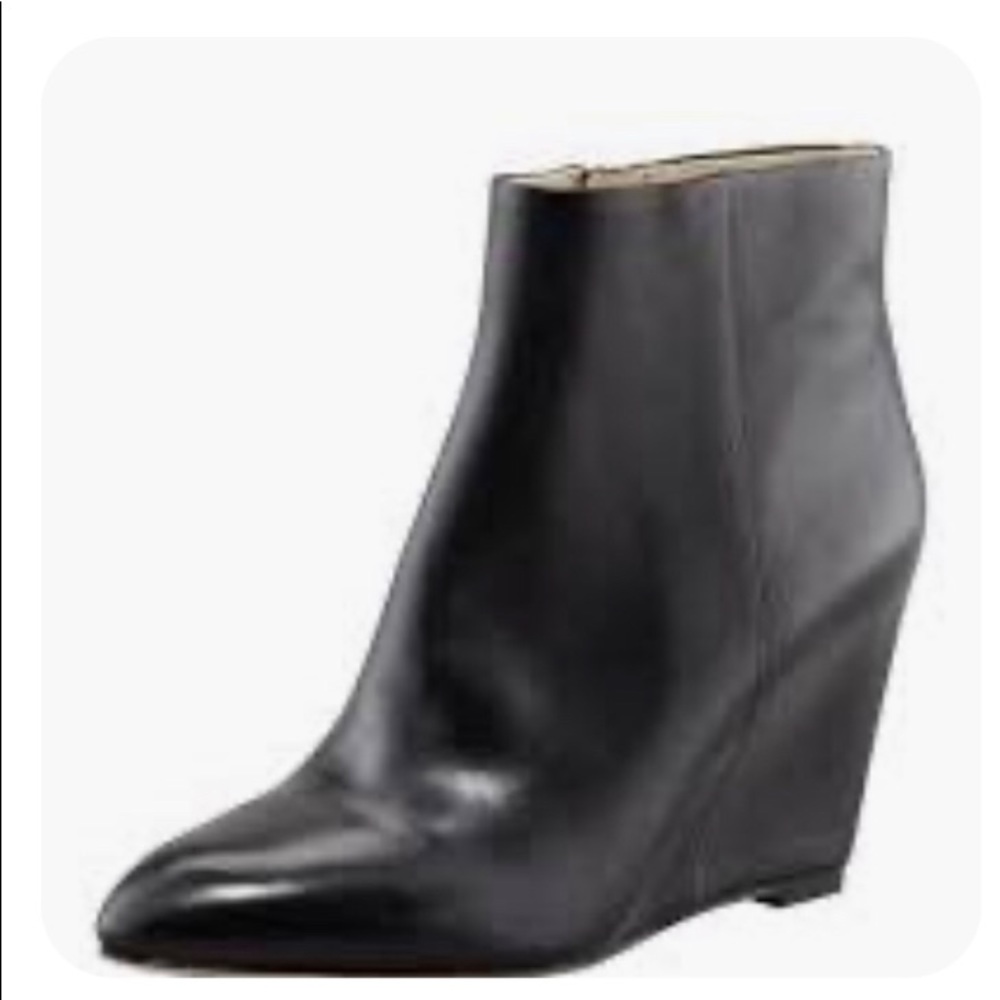 Brian Atwood Black Bellaria Booties size 8